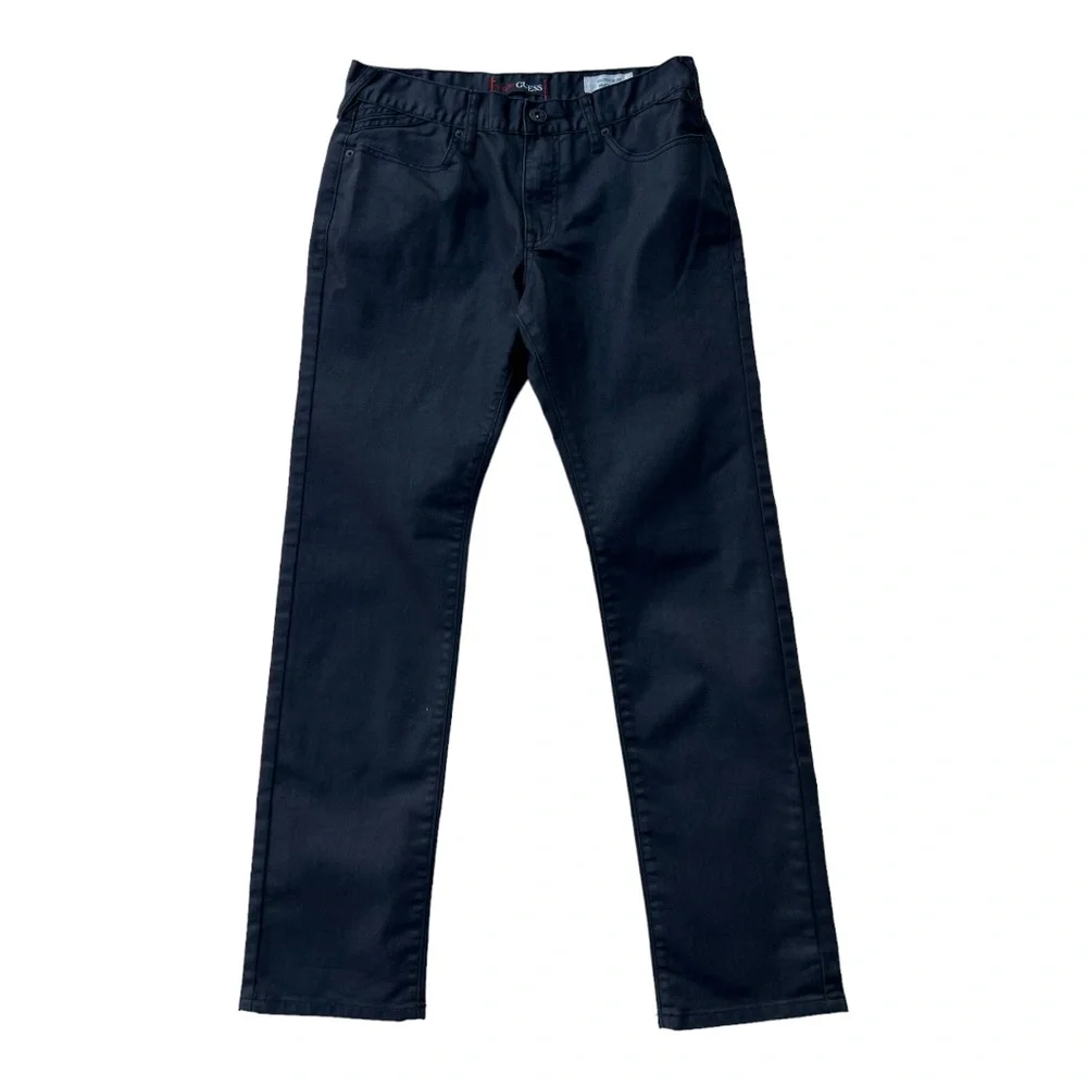 Guess Men’s Ultra Slim McCrane Fit Black Jeans Size 30x30